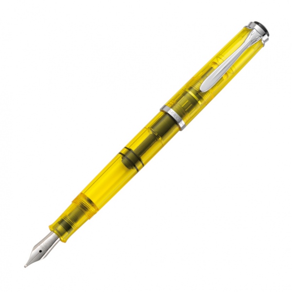 Pelikan M205 Duo Neon Yellow Highlighter Fountain Pen