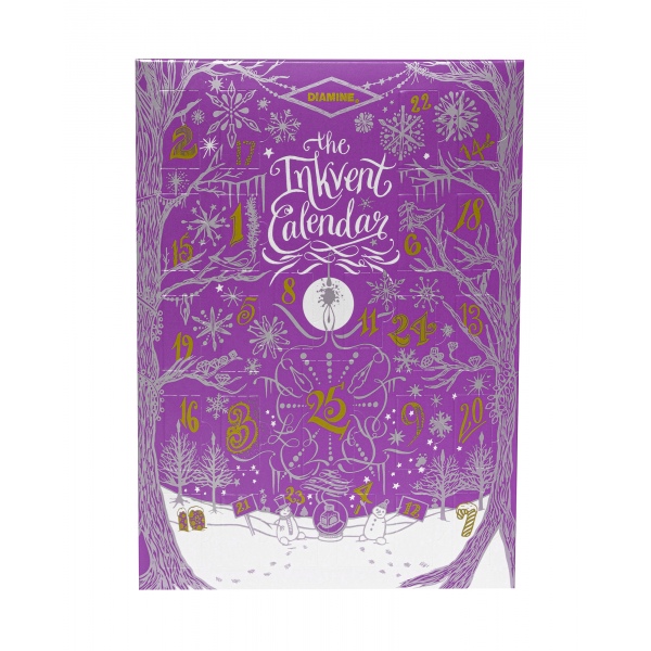 Diamine Winter Ink-Vent Calendar 2023 - Purple Edition