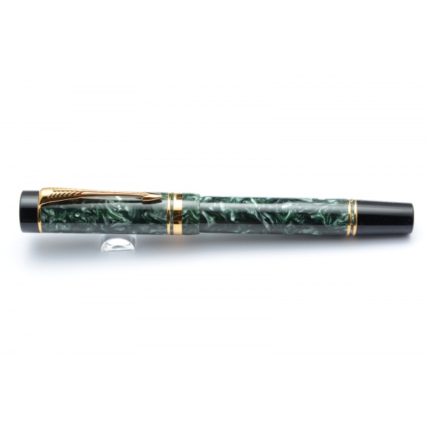 Parker Duofold Centennial Green Marbled