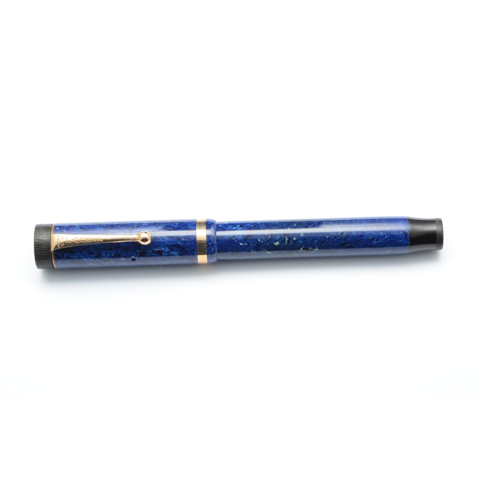 Parker Duofold Senior Lucky Curve Lapis Blue