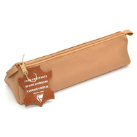 Clairefontaine trapezoid pencil case tan