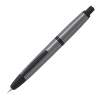 Pilot Capless Fountain Pen Black Trim Metallic Grey