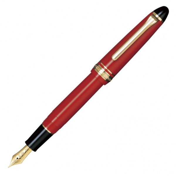 Sailor 1911s Red GT fountain pen 14k