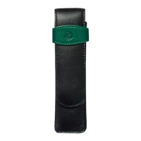 Pelikan case for 2 pens black/green