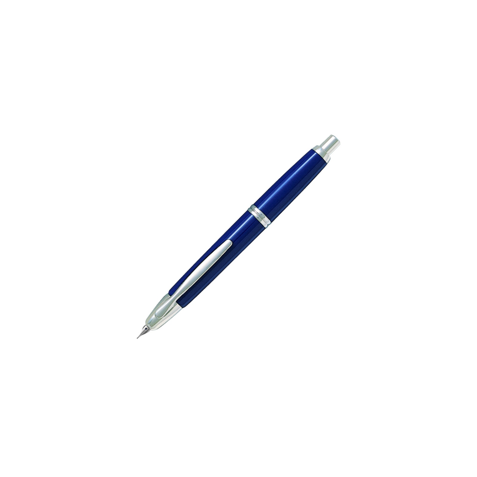 Pilot Capless Fountain Pen Rhodium Trim Blue The Writing Desk