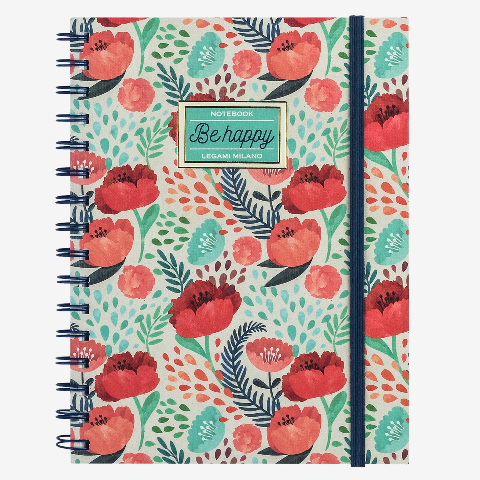 Legami Notebook A5 Wirebound Flower The Writing Desk