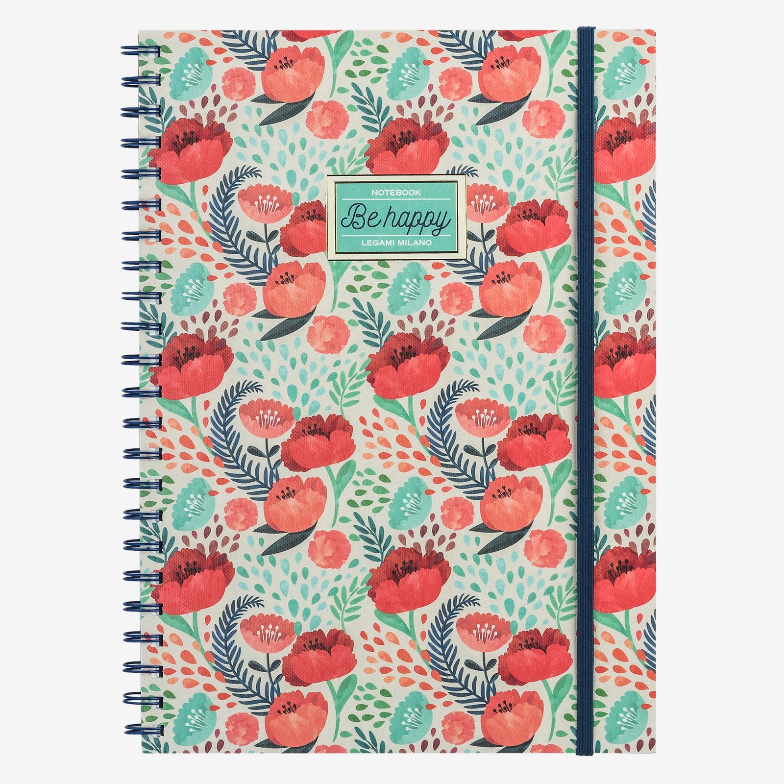 Legami Notebook A4 Wirebound Flower The Writing Desk