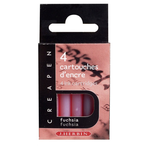 Herbin Creapen cartridge fuchsia