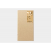 Traveler's Company Kraft paper notebook 014