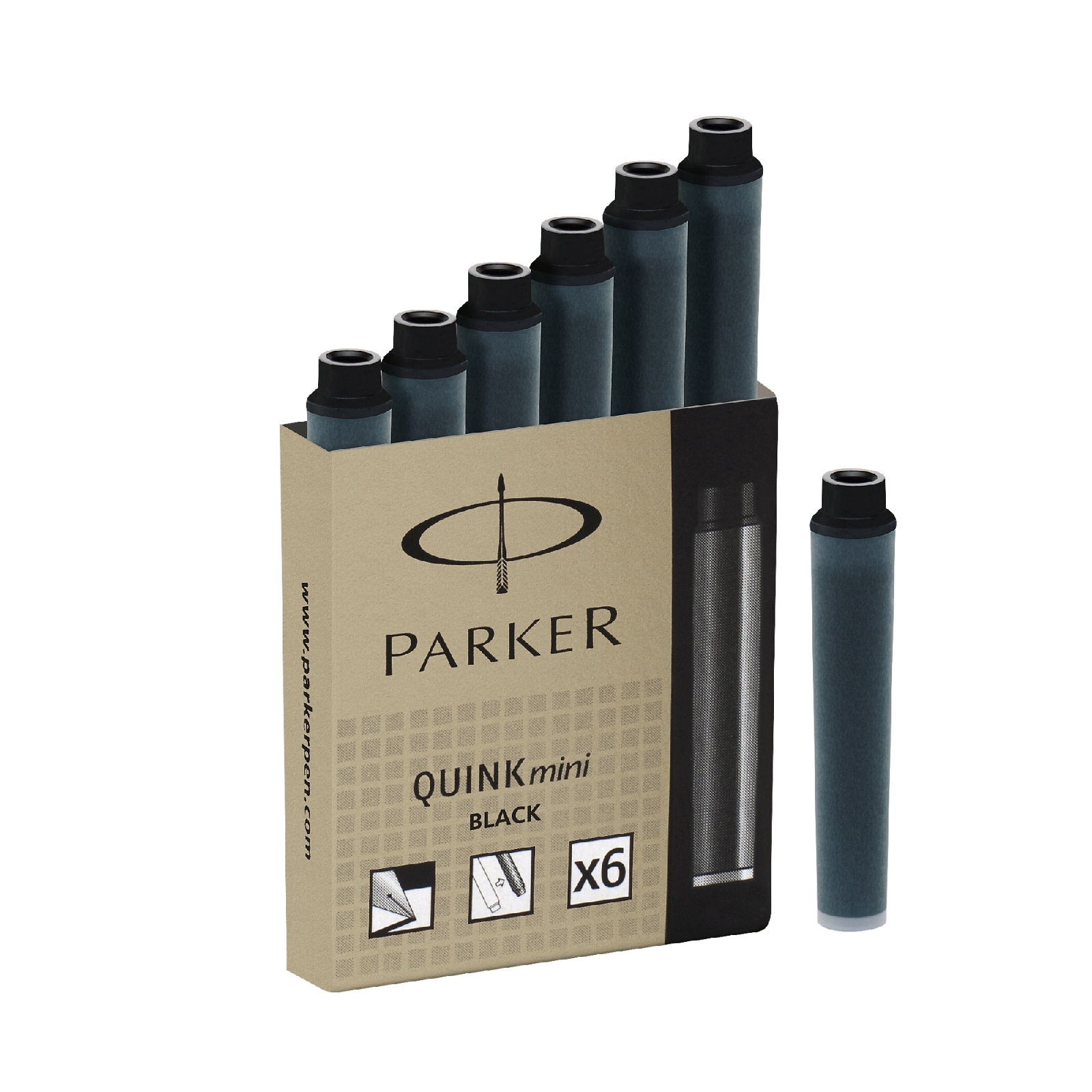Parker mini cartridge black The Writing Desk