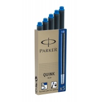 Parker long Cartridges Blue
