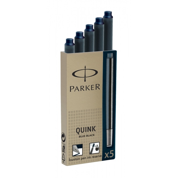 Parker long Cartridges blue/black