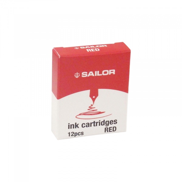 Sailor Ink Cartridges red