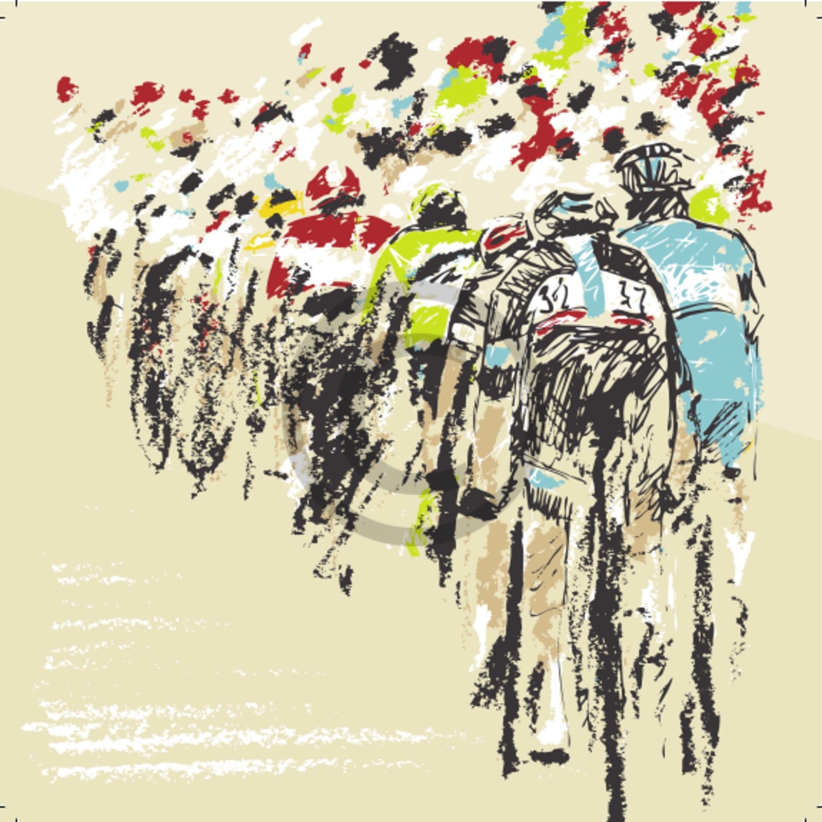 arty card co greetings card peleton the writing desk
