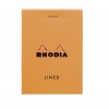 Rhodia 11600 A7 lined orange