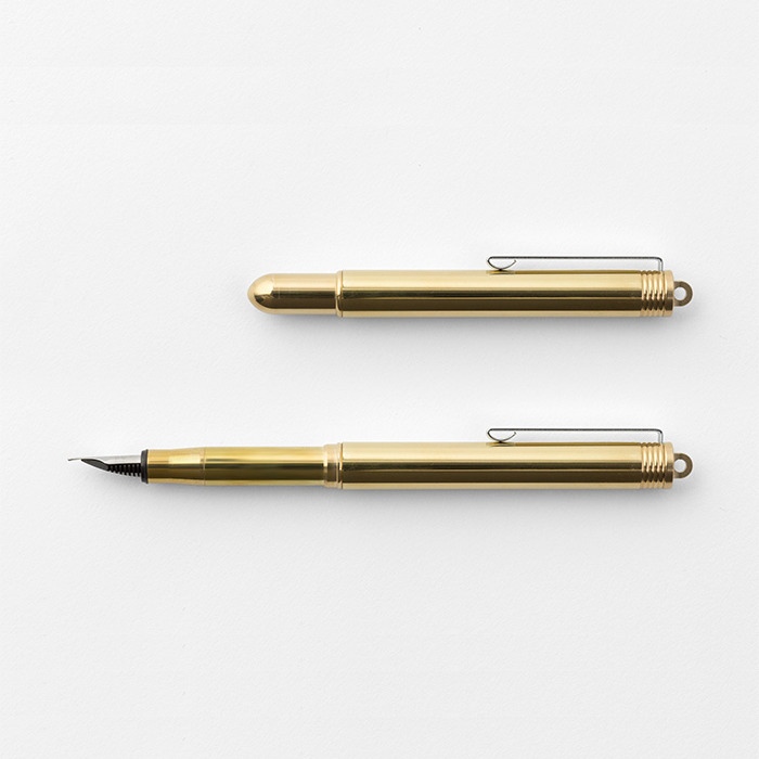 Traveler s Company Brass Fountain Pen The Writing Desk