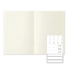 MD Notebook A5 Light Grid- pack of 3