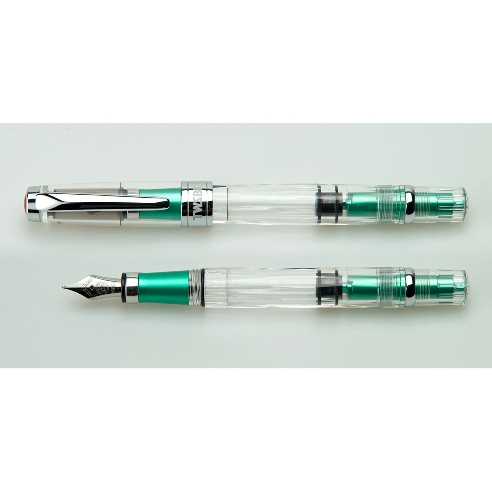 Twsbi Diamond 580 Al Emerald Green Fountain Pen The Writing Desk