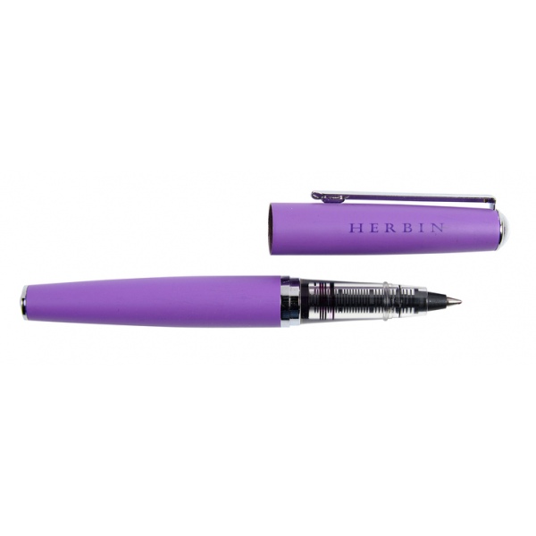 Herbin Metal rollerball purple