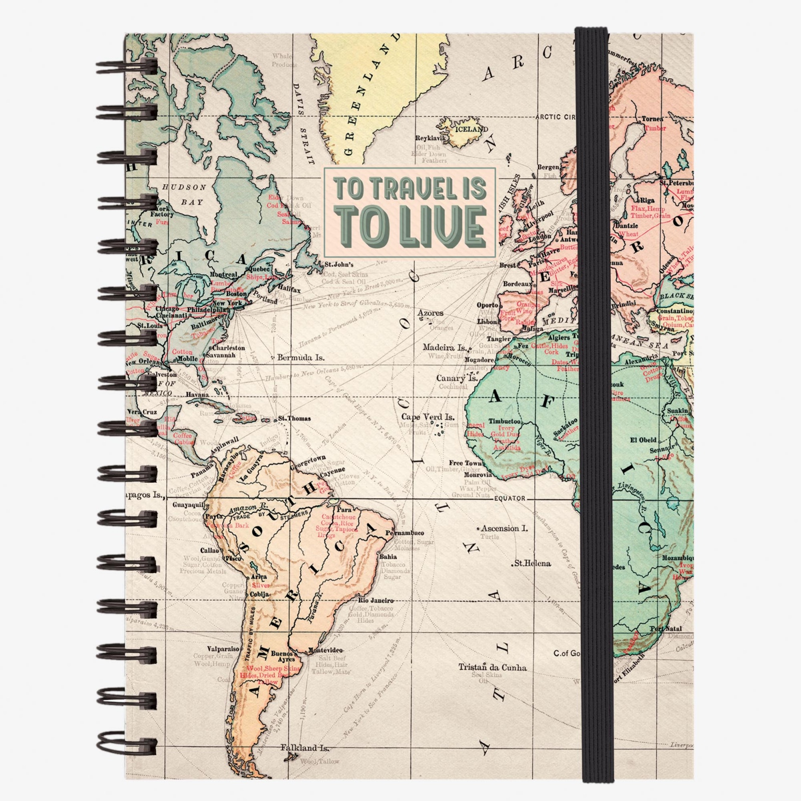 to travel is to live notebook