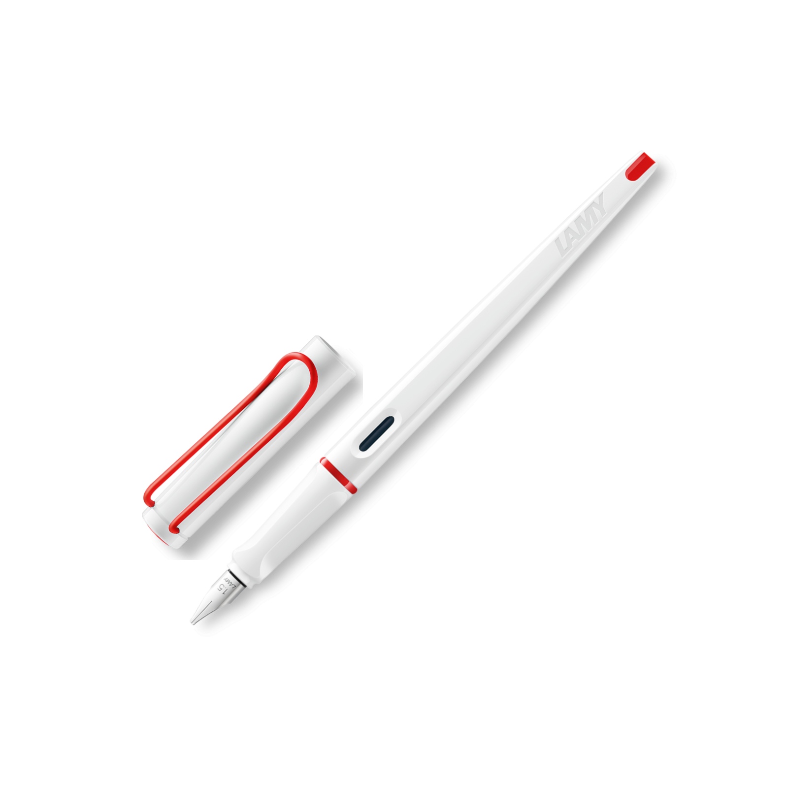 Lamy joy 15 calligraphy pen white/red The Writing Desk