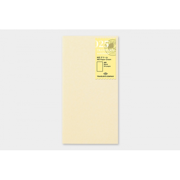 Traveler's Company MD Cream Paper notebook 025