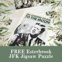 Free Esterbrook JFK Jigsaw Puzzle 