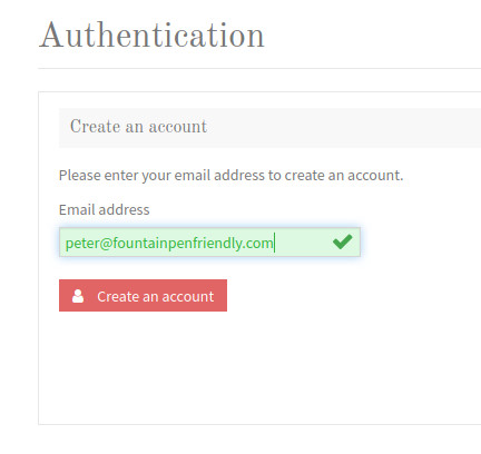 create new account