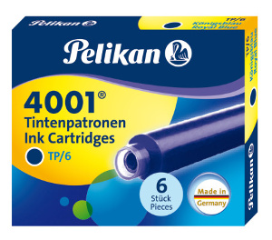 Pelikan 4001 ink cartridges